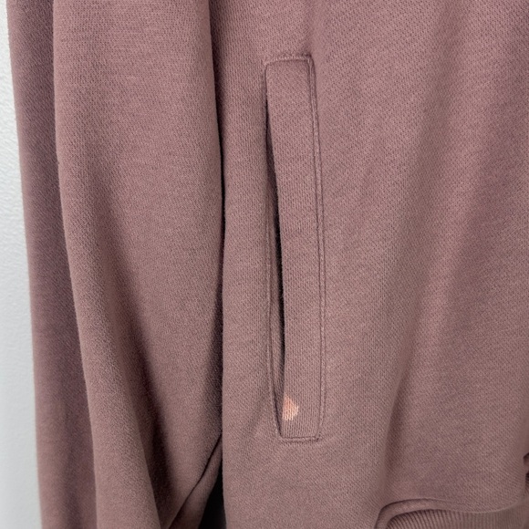 ZYIA Cotton Blend Dusty Rose Quarter-Zip Pullover Size Large - Picture 6 of 9